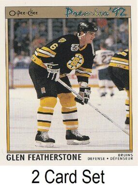 Glen Featherstone Hockey Card Collection